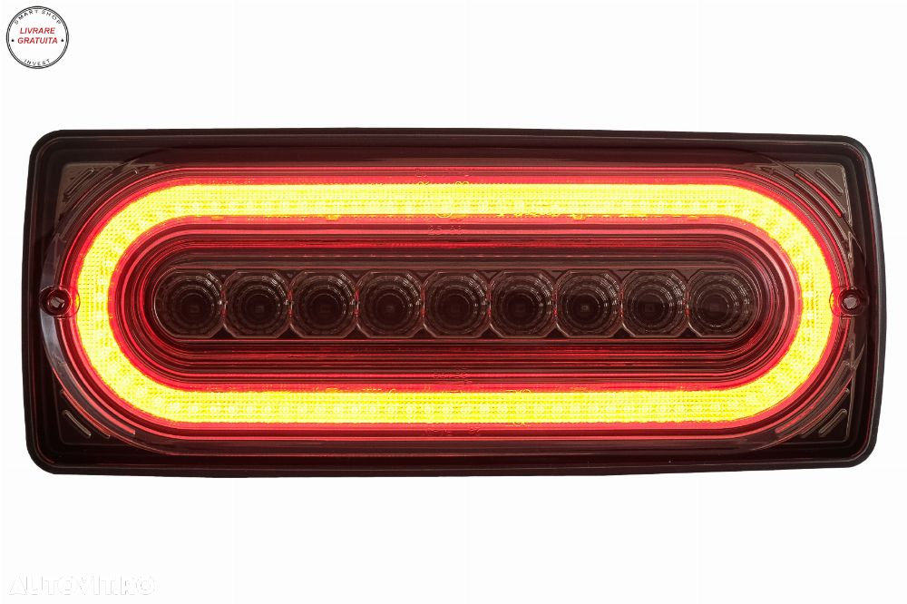 Stopuri Full LED Mercedes W463 G-Class (1989-2017) Semnal Secvential Dinamic Fumur- livrare gratuita - 5