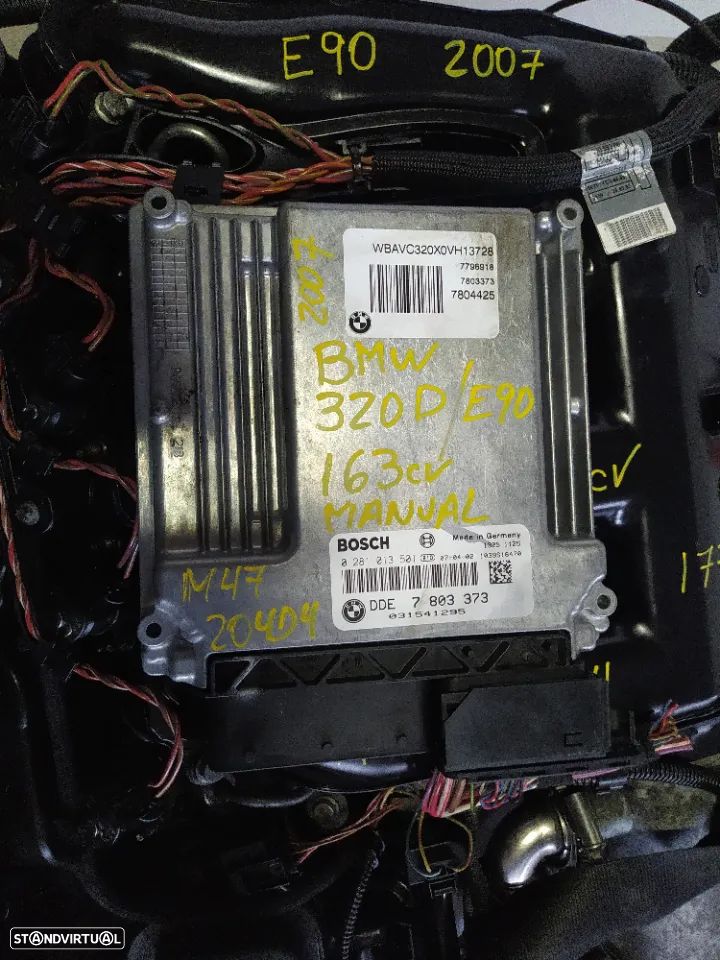BMW 320D centralina DDE 7 803 373  / 0 281 013 501 163cv - 1