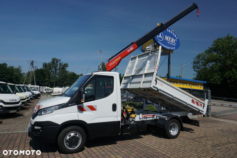 Iveco 35C14 wywrotka HDS żuraw - 2