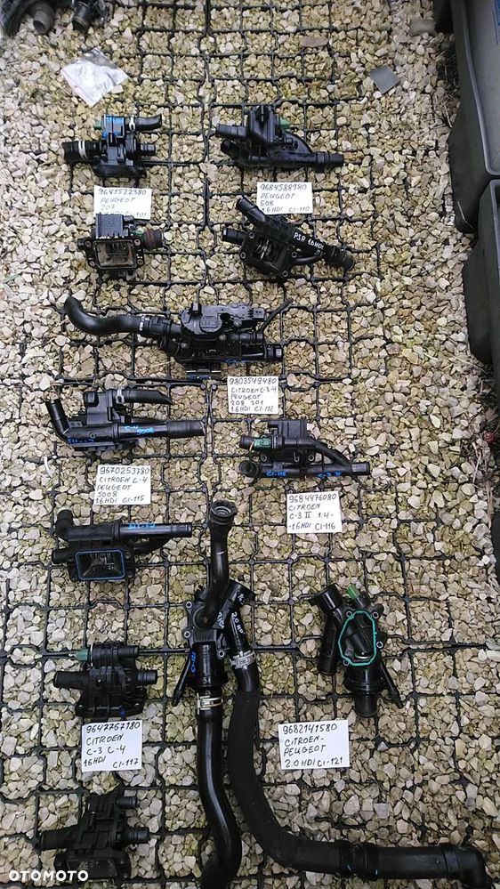 PEUGEOT / CITROEN TERMOSTAT KRÓCIEC WODNY POMPA WODY - 4