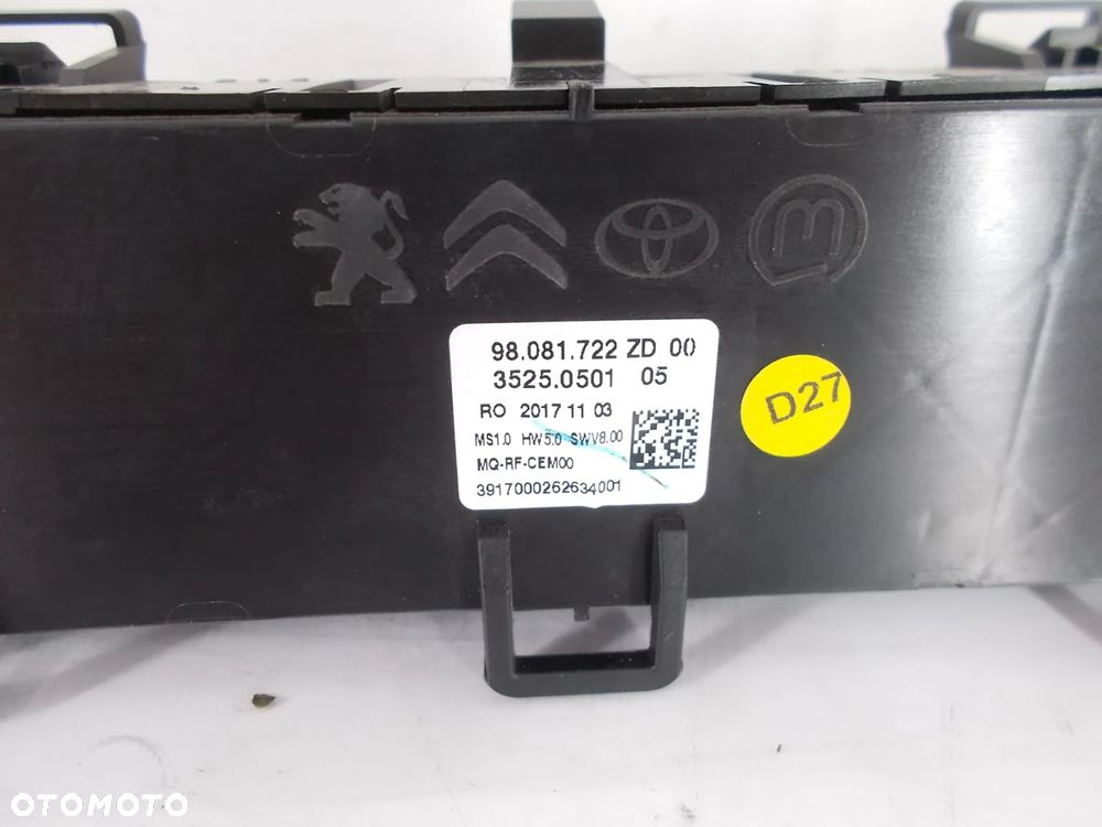 Panel sterowania ogrzewaniem JUMPY III EXPERT PROACE II - 2