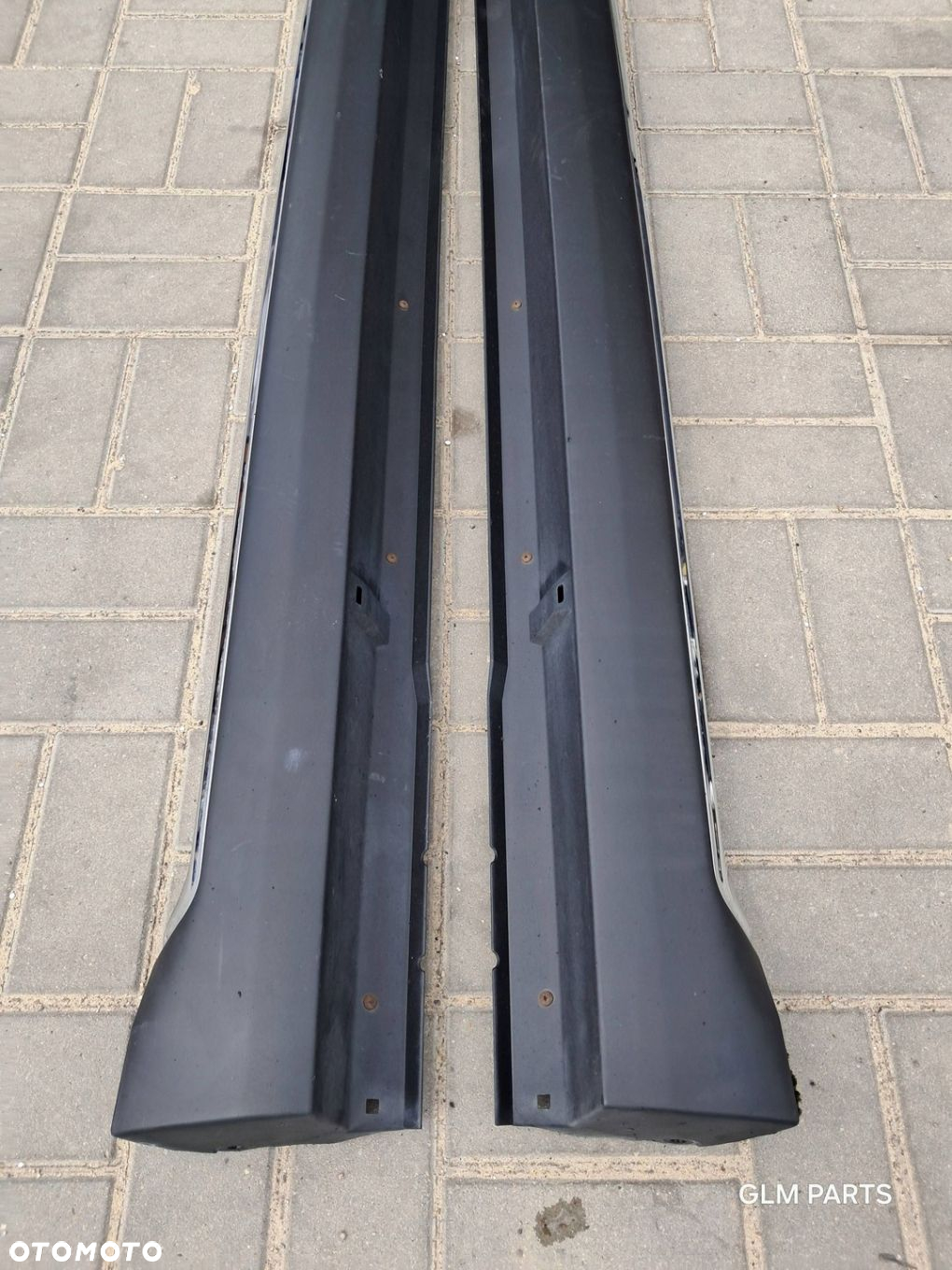 Peugeot 4007 Citroen C-Crosser LEWA  PRAWA listwa progowa chrom - 5