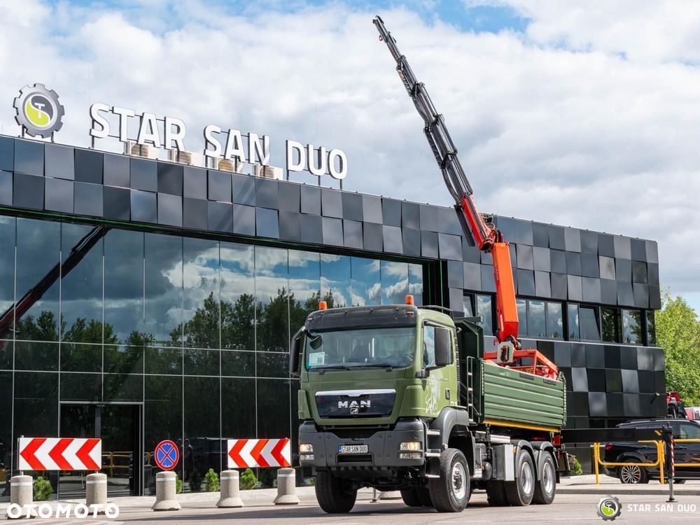 MAN TGS 35.480 6x6 PALFINGER PK 20002 HDS Chwytak Kosz Wywrotka - 3