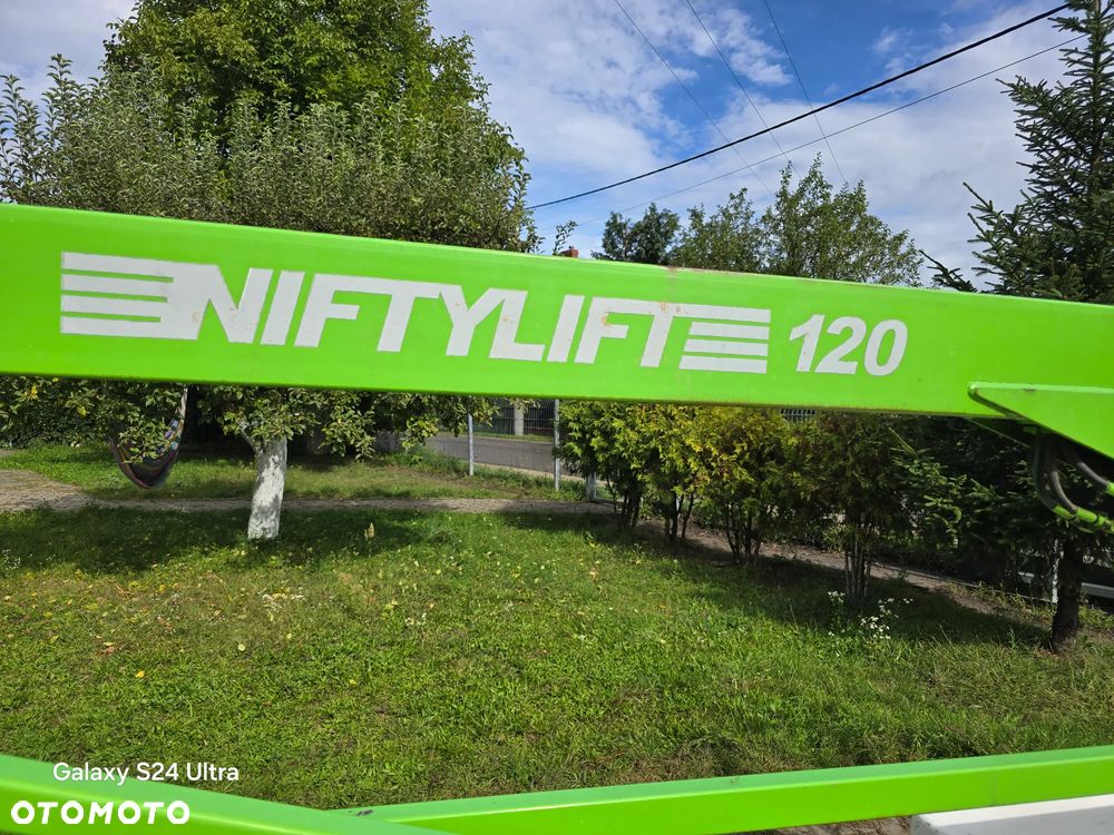 Nifty Niftylift 120 podnośnik koszowy na przyczepie 12 metrów elektryczny oryginalny//Świetnie Utrzymany//Garażowany // Pracował w placówce medycznej // Nie zużyty// Cherry picker// Boom lift// Access platform// Zwyżka// Platforma robocza// podest ruchomy// - 34