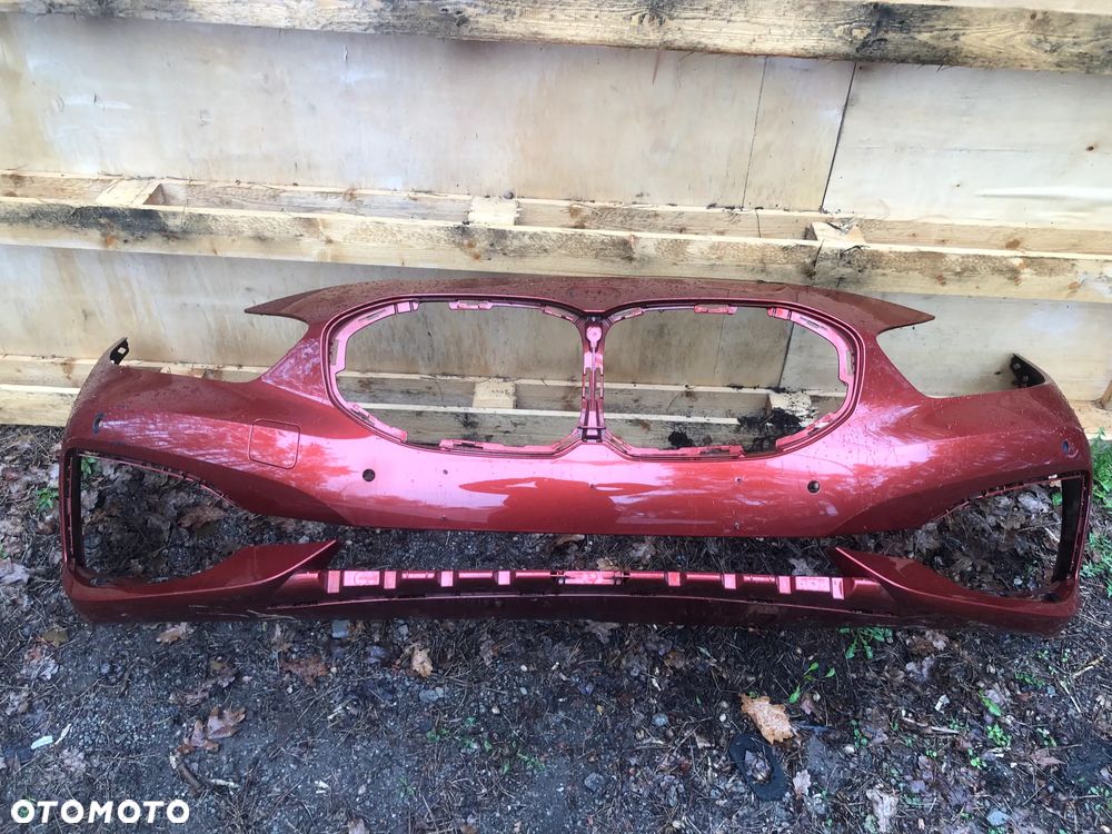 Zderzak przód, Listwa progowa prawa - BMW 1 F40 Bordowy / Biały- 51778079666 - 2