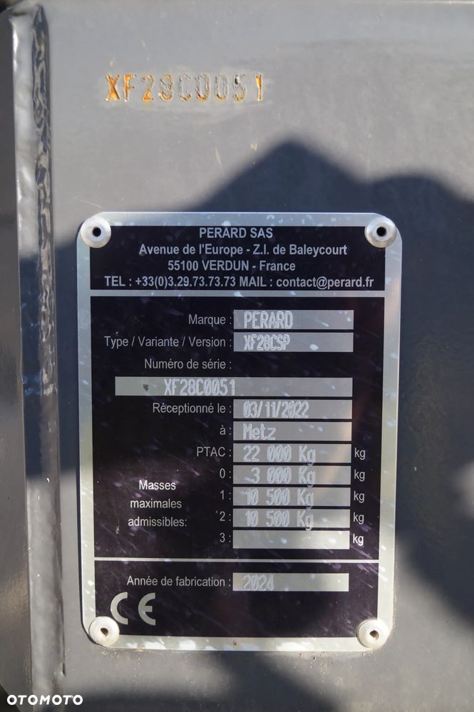 PERARD Przyczepa Wóz Przeładowczy X-Flow 28  34m3 - 18