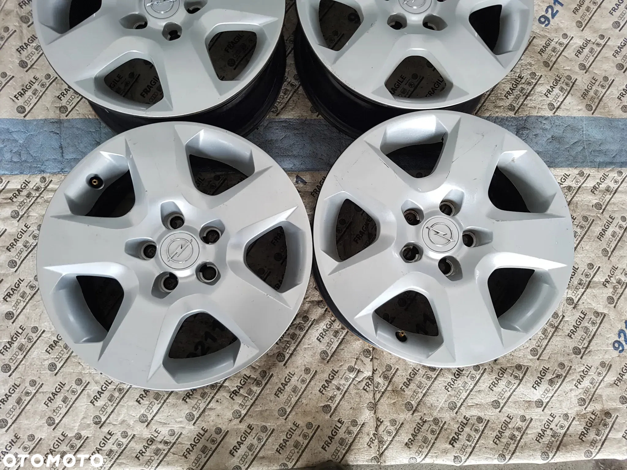 FELGI STALOWE STRUKTURALNE KOŁPAKI OPEL  5x110 6,5JX16 ET39 ASTRA H MERIWA B ZAFIRA B VECTRA C - 8