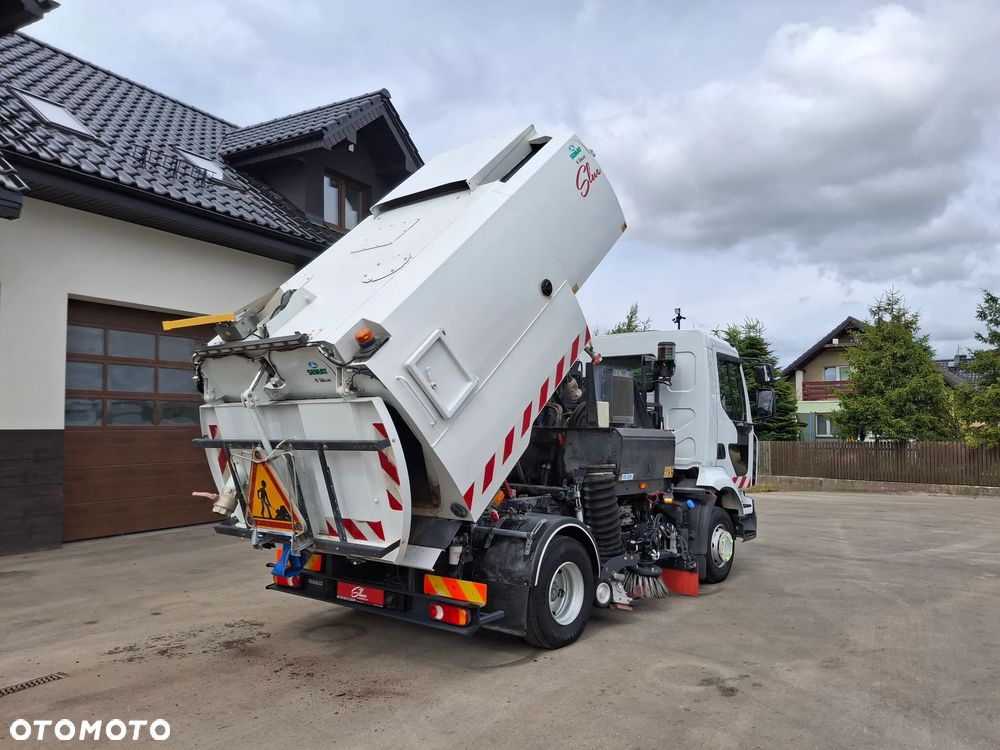 Renault Midlum 220 Zamiatarka Johnston VS500 Szczotki L/R Obie Strony Napęd Hydrostatyczny 2012r - 12