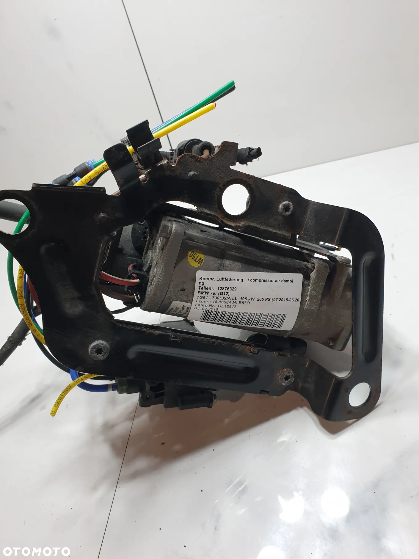 BMW G11 G12 POMPA NIWO KOMPRESOR ZAWIESZENIA WABCO  6861882  POTESTOWA MINIMALNY PRZEBIEG - 10