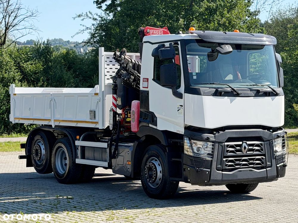 Renault C 380 * WYWROTKA 4,50 m + FASSI F155A.O.25.E ACTIVE + PILOT - 3