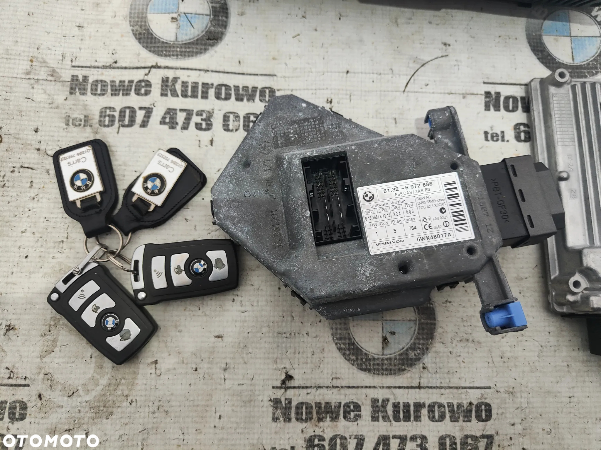 BMW E65 E66 LCI Lifting 3.0d 231KM Sterownik Silnika Zestaw Startowy 7803369 - 3