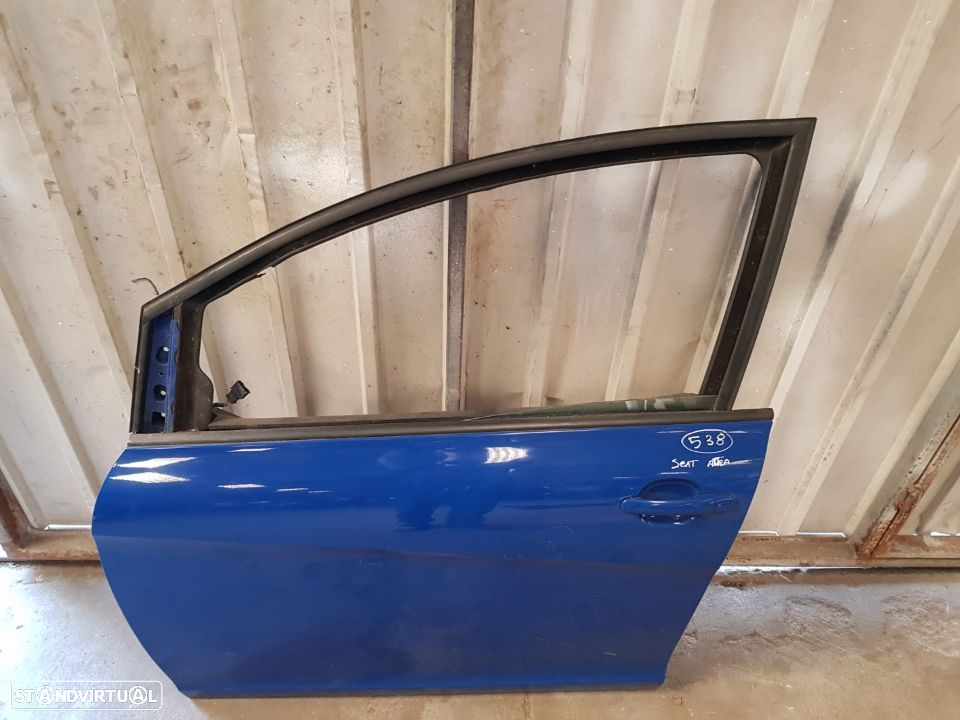 PORTA FRENTE FRONTAL ESQUERDA SEAT ALTEA II 2 MK2 5P FECHO ELEVADOR MOTOR PUXADOR VIDRO - 3