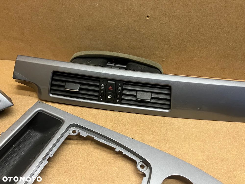 DEKORY LISTWY OZDOBNE BMW E60 E61 LIFT LCI SREBRNE - 7