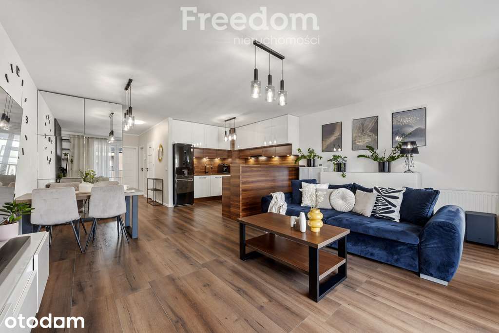 3 pokoje z balkonem i widokiem na stawy | 72,5 m²