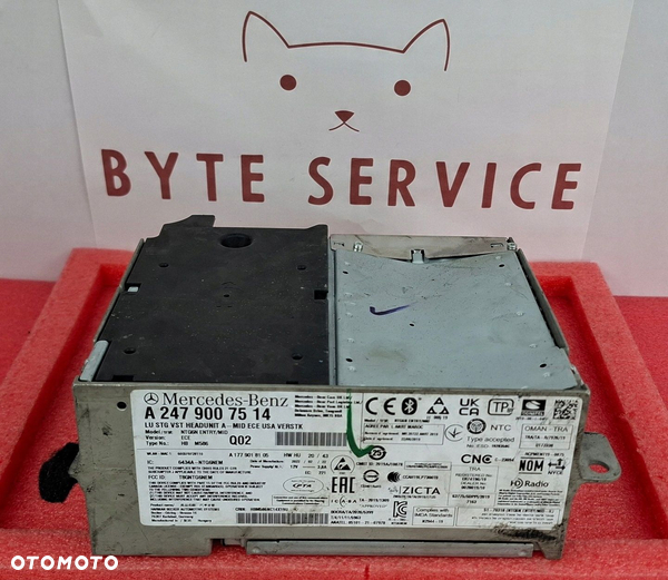 Mercedes-Benz Nawigacja Multimedia NTG6 MID ECE USA VERSTK A2479007514
