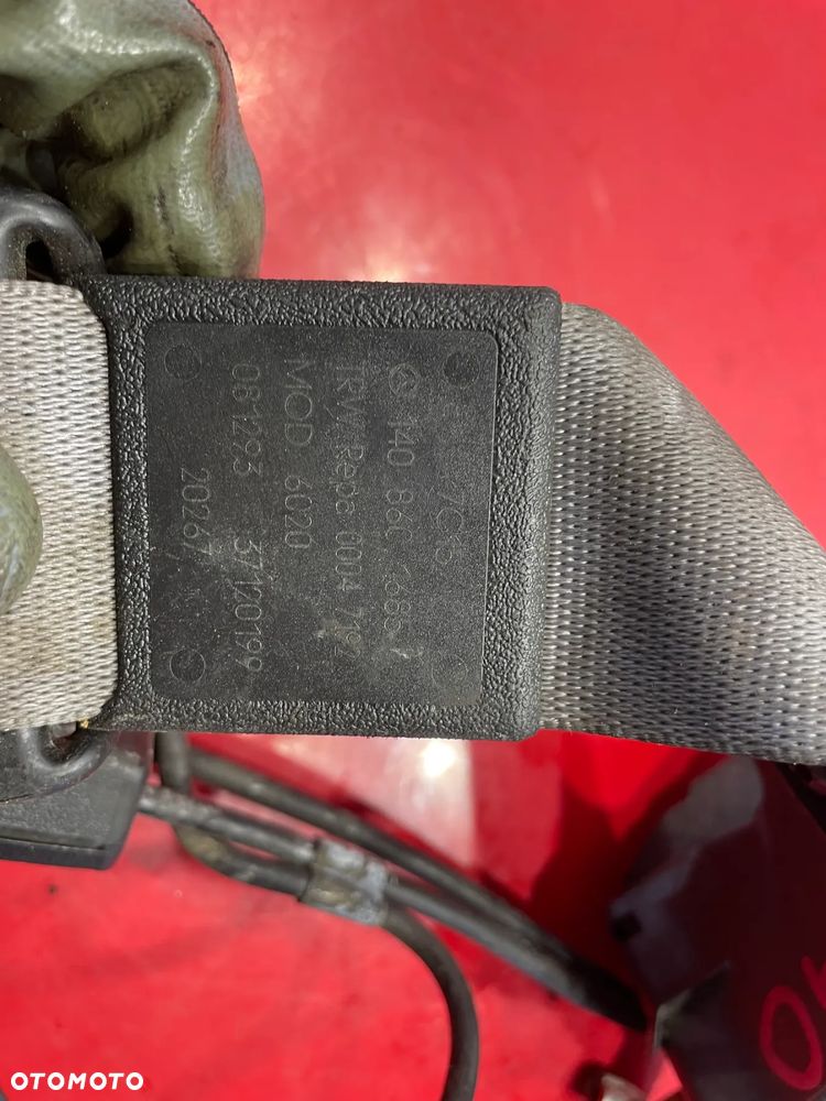 Mercedes  W140 PAS BEZPIECZEŃSTWA TYŁ ŚRODKOWY A1408601685 - 6