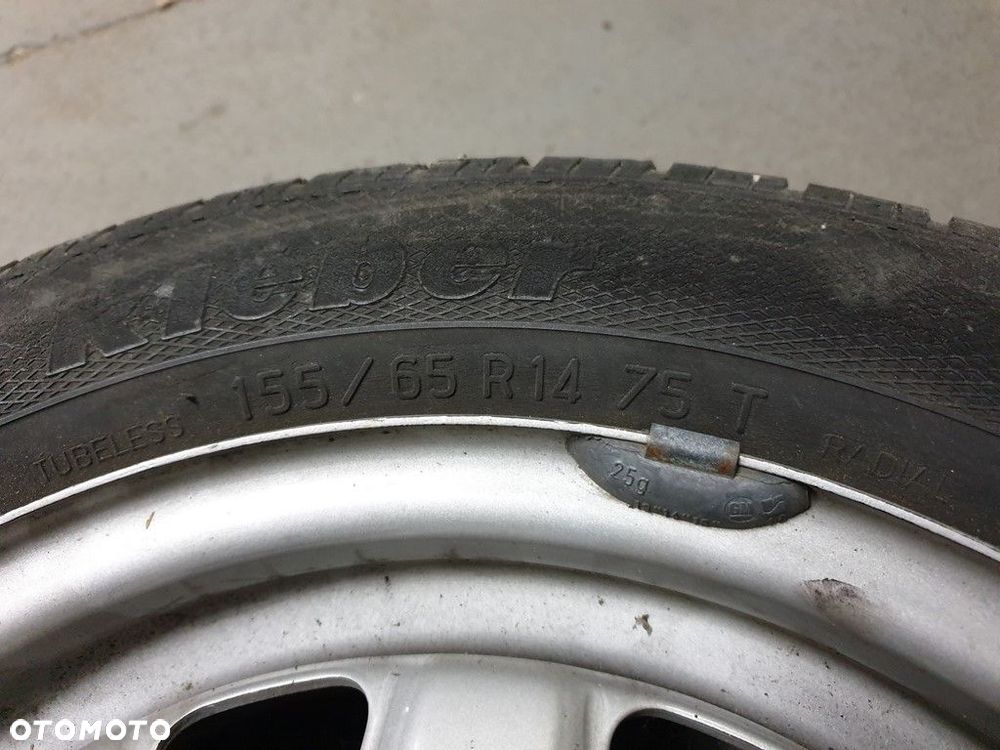 KOŁO ZAPASOWE 155/65/R14 OPEL AGILA A - 3