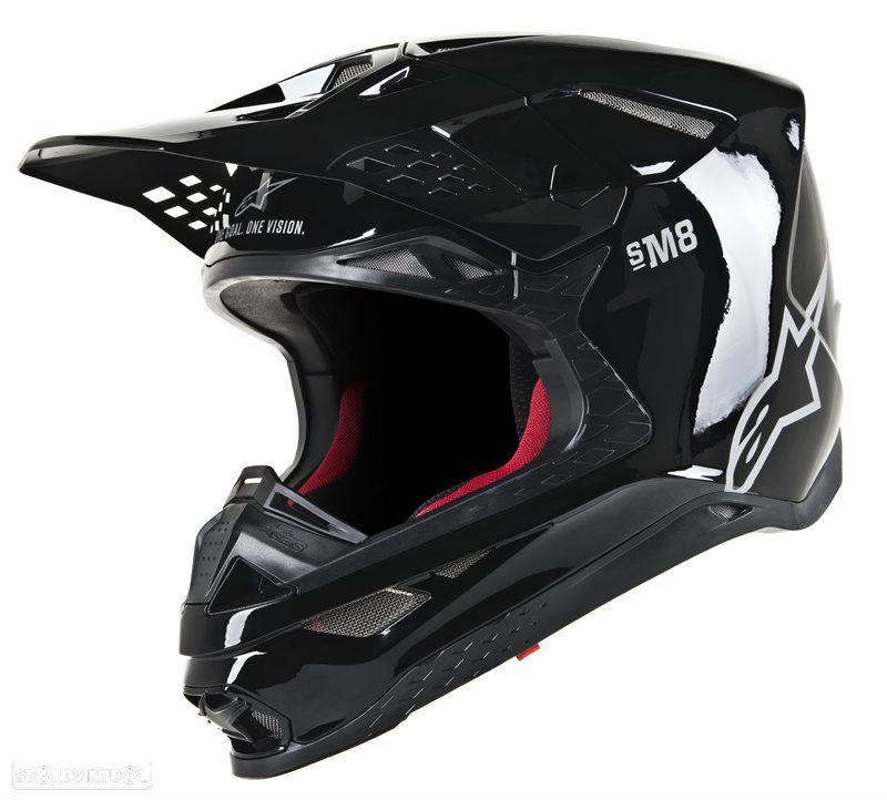 alpinestars capacete supertech s-m8 solid 8300519 - 2