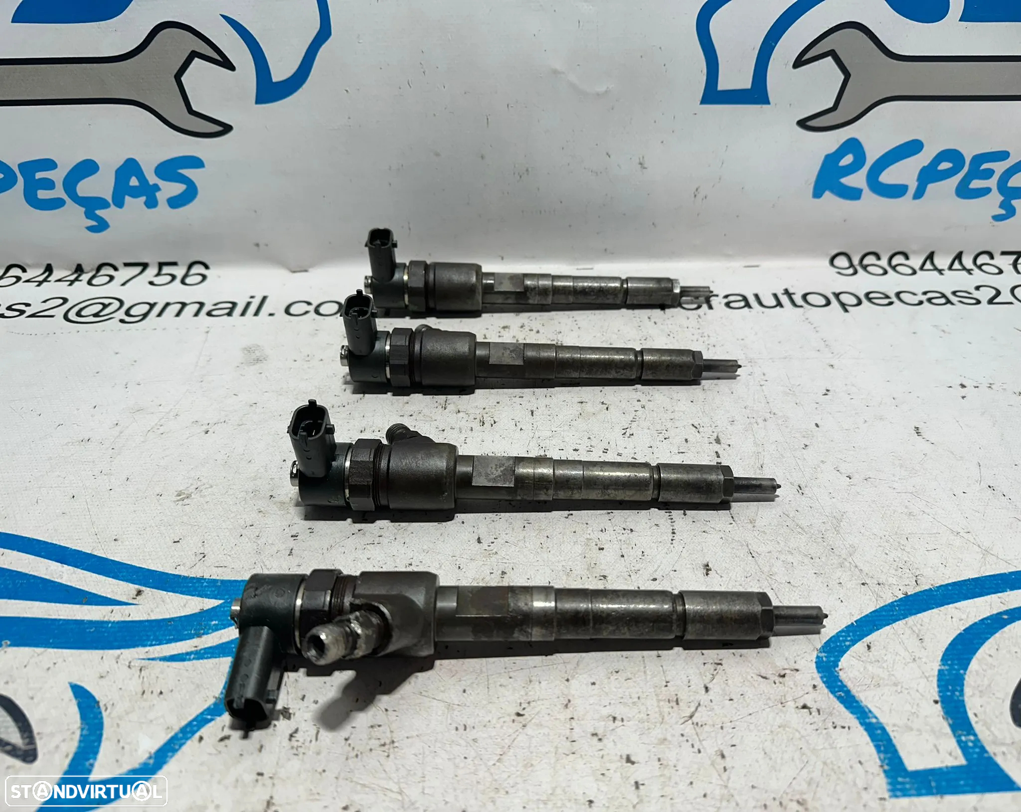 .Conjunto 4 injetores Bosch Fiat Alfa Romeo Ford GM Opel 1.3 CDTi JTD JTDm Z13DTJ 0445110183 - 8
