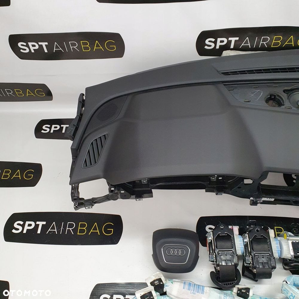 AUDI Q5 80A DESKA ROZDZIELCZA KONSOLA KOKPIT PULPIT PODUSZKI AIRBAG AIR BAG PASY KURTYNY KIT SET - 2