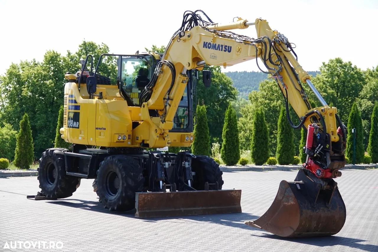 Komatsu PW 118 MR / EXCAVATOR PE ROȚI / 2019 / ROTARE ÎN ȘI ÎNĂLȚIME / CAMERĂ / CONTRACT DE SERVICE POST-SERVICE - 6
