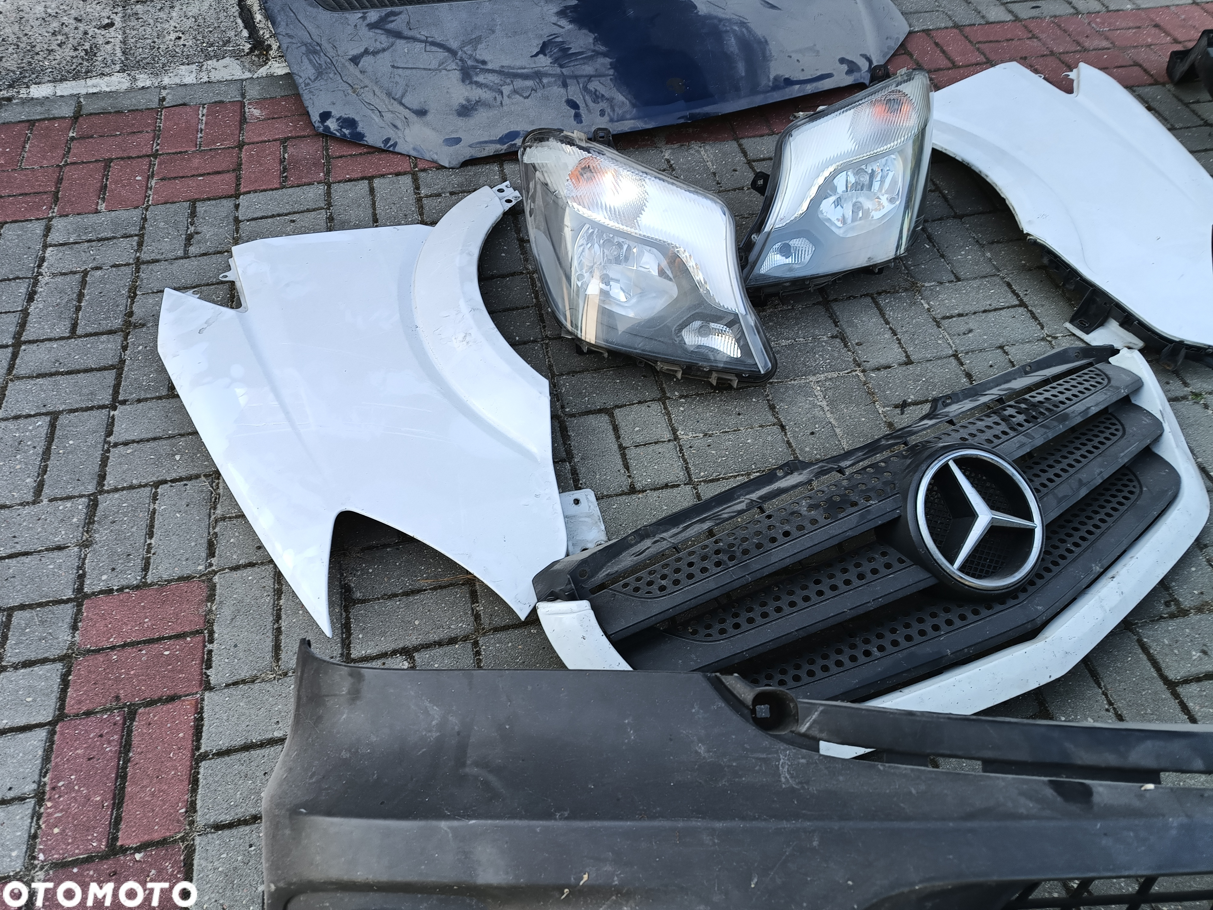Sprinter 906 lift przód kompletny maska zderzak lampy gril błotniki - 4