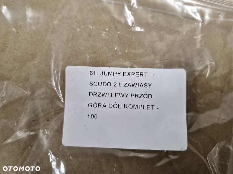 FIAT SCUDO II 2 ZAWIASY ZAWIAS DRZWI LEWY PRZÓD GÓRNY DOLNY KOMPLET - 6