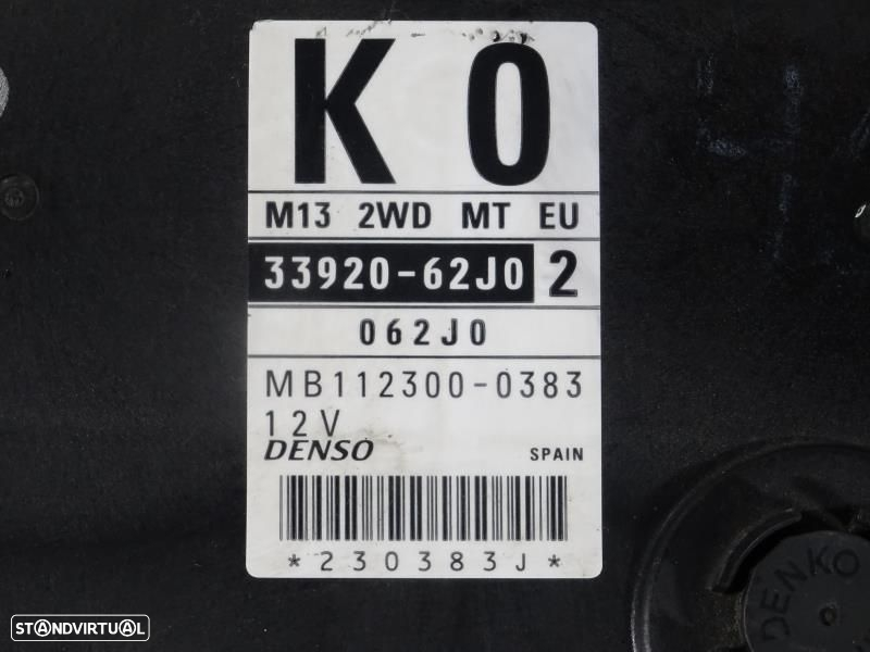 Centralina De Motor Suzuki Swift Iii (Mz, Ez)  3392062J0 / Mb112300038 - 3