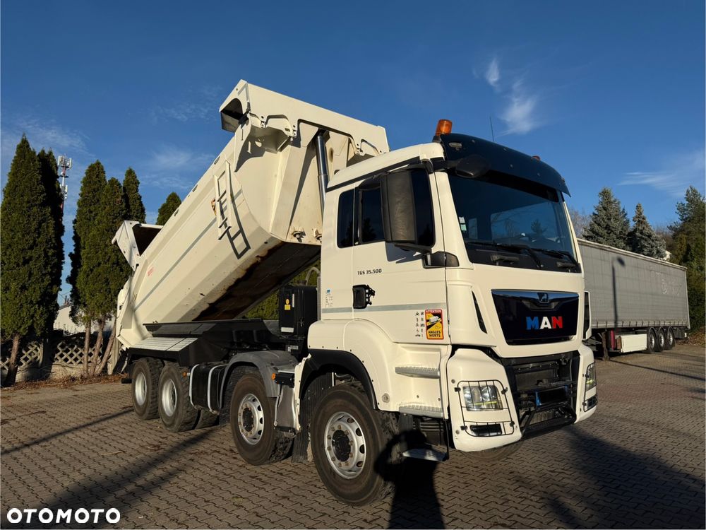 MAN TGS 35.500* 8x4* Wywrot* Hydroklapa* Retarder* Lodówka* Navi* Z Francji* Stan BDB