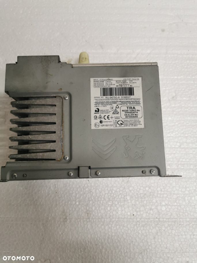 Toyota Proace 2018 rok radio 9818777780 - 1