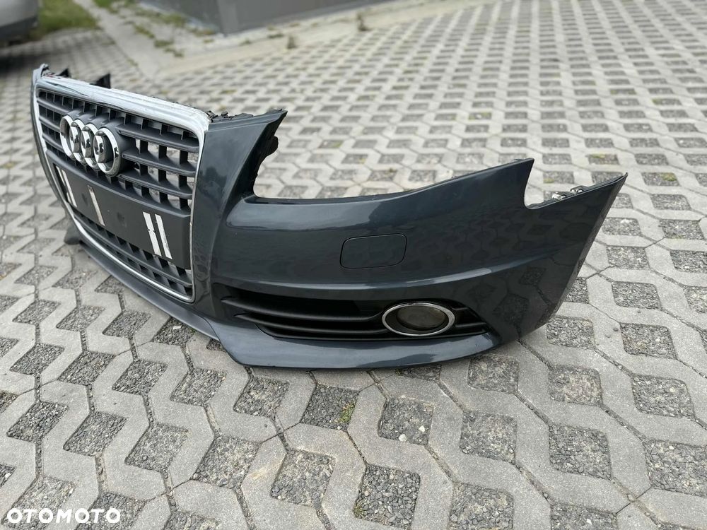Audi A4 B8 S-Line Zderzak Przód Przedni LZ7H kompletny ładny Xenon 08-11r. - 3