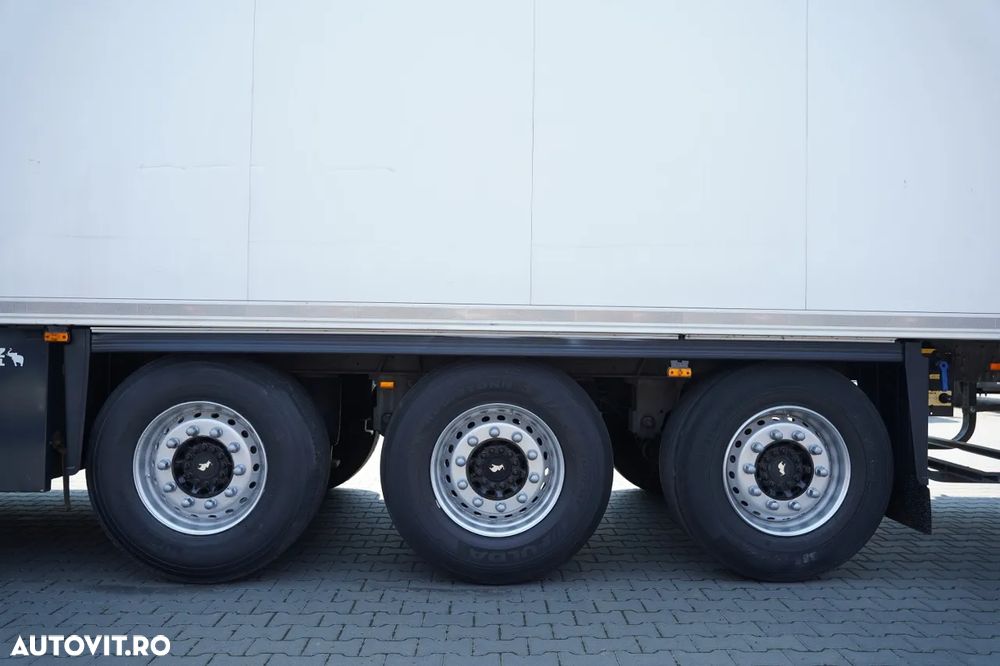Schmitz Cargobull / CHŁODNIA / THERMO KING SL- 200 E / OŚ PODNOSZONA / KOSZ NA PALETY - 18