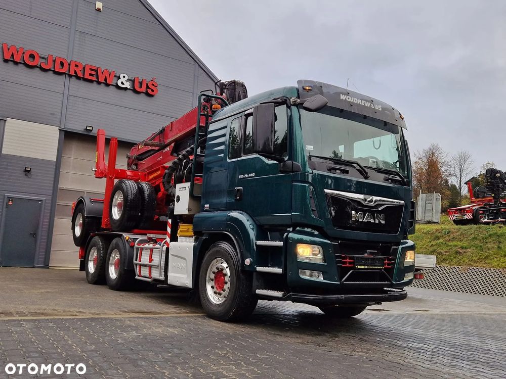 MAN do drewna drzewa lasu kłoda stos naczepa doll - 1