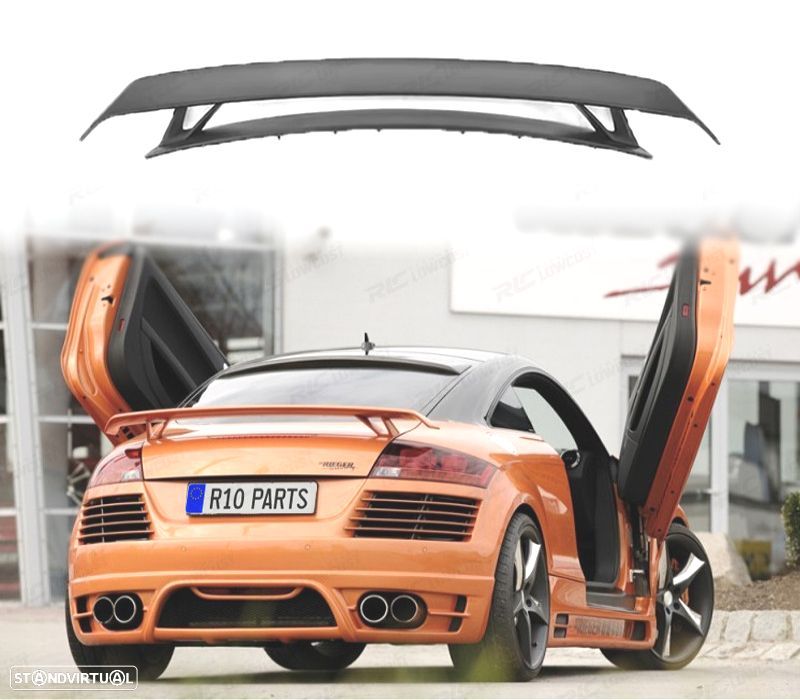 AILERON SPOILER TRASEIRO AUDI TT 8J RS 06-12 LOOK RS - 1