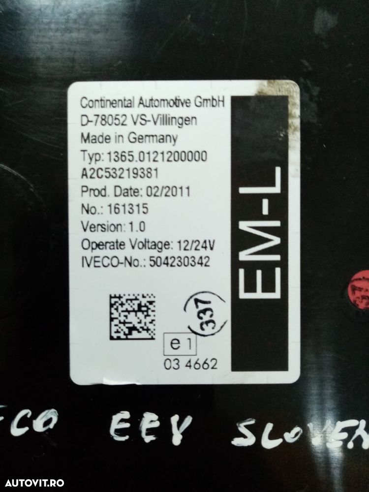 Calculator EM-L Iveco Stralis - 3