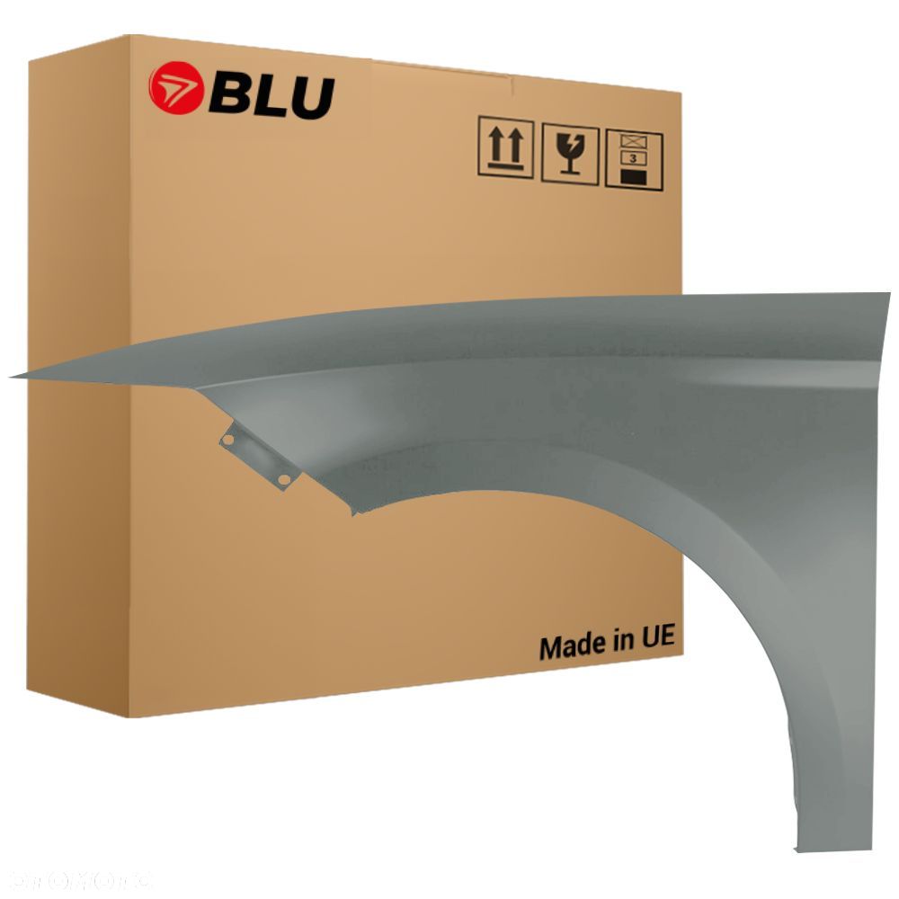 BLU Błotnik SEAT LEON III 3 5F LX7R lewy przód srebrny 2012-2020 MonsunGrau - 1