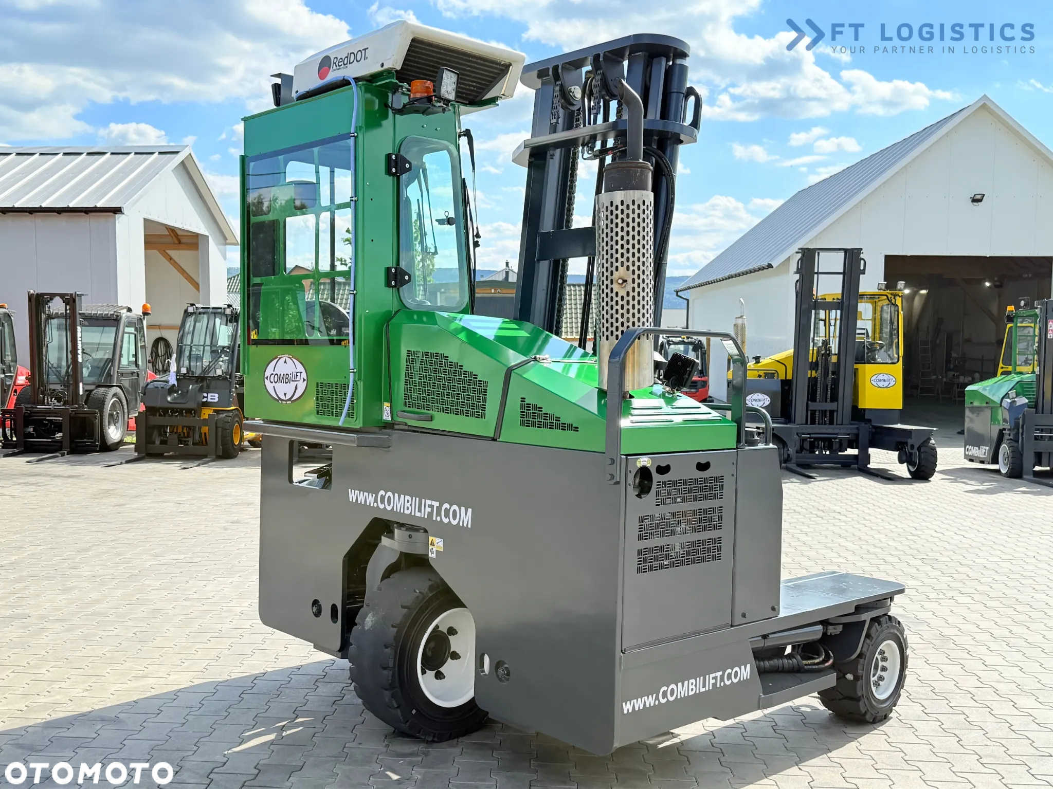 Combilift C3500 / DUPLEX 4100MM / GAS / WYSUWNE WIDŁY / KABINA / OGRZEWANIA + KLIMATYZACJA / JAK NOWY - 8