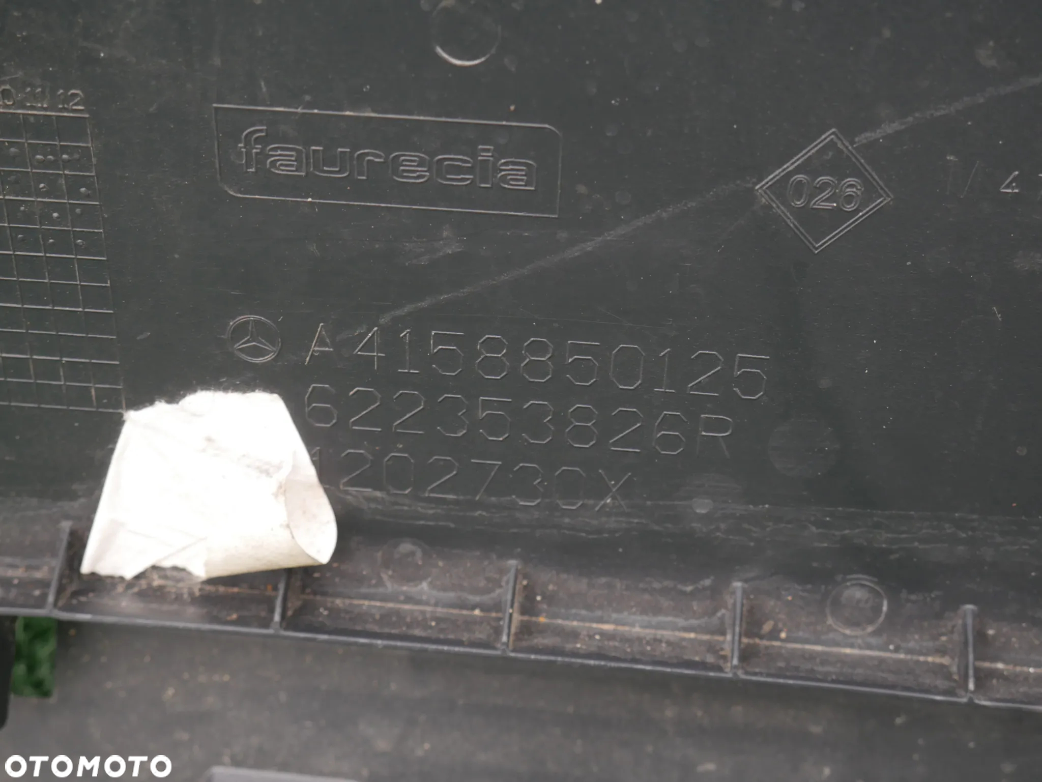 MERCEDES CITAN W415 OSLONA POD ZDERZAK A4158850125 ORYGINAŁ - 2