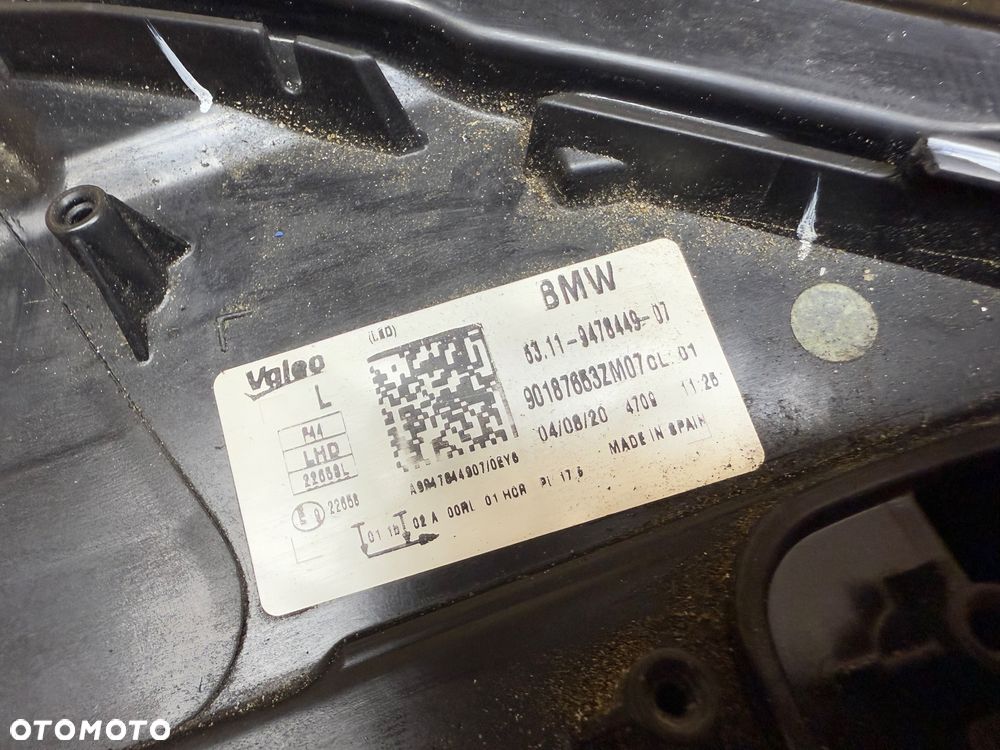 BMW 2 F44 GRAN COUPE FULL LED LAMPA LEWA PRZÓD PRZEDNIA 9478449 - 16