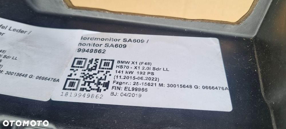 BMW 5 G30 G31 2016- Deska Konsola HEAD UP Oyginał NIE ROBIONA !!! - 18