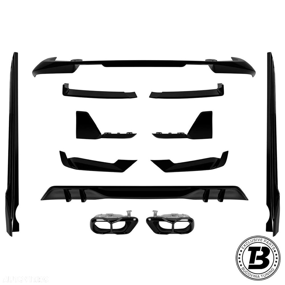 Pachet Exterior Aero compatibil cu BMW X5 G05 M-Pack LCI - 1