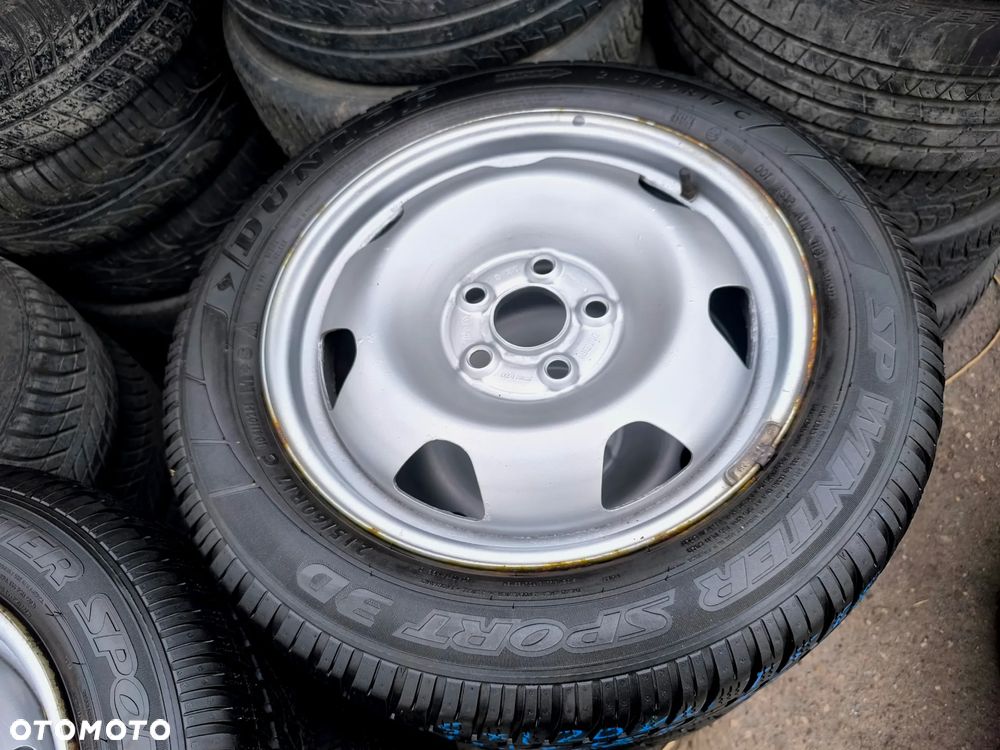 5x120 Felgi Stalowe Stal Strukturalne 17C 17 C Koła Zimowe Zima VW T5 T6 Transporter Caravelle Multivan 5mm Legnica ALU-RAD 215/60 7,5-6,5mm - 2