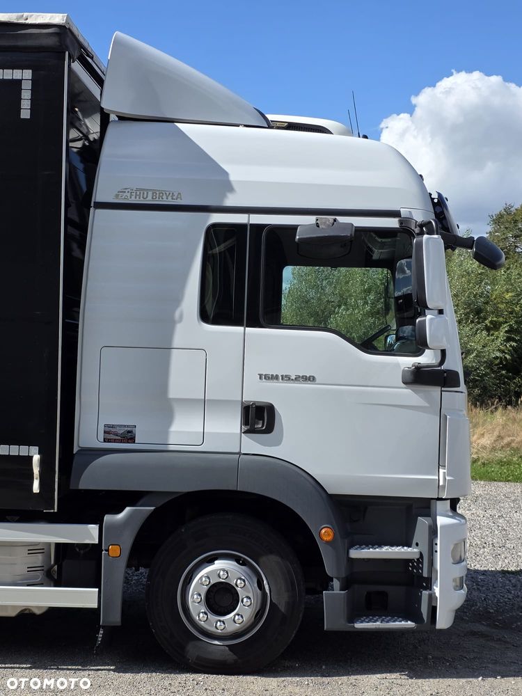 MAN TGM 15.290 / BURTO-FIRANKA / AUTOMAT / CAŁY NA PODUSZKACH / KLIMA POSTOJOWA /18EURO PALET / SPROWADZONY  / E6 / LIFT  / WINDA / - 13