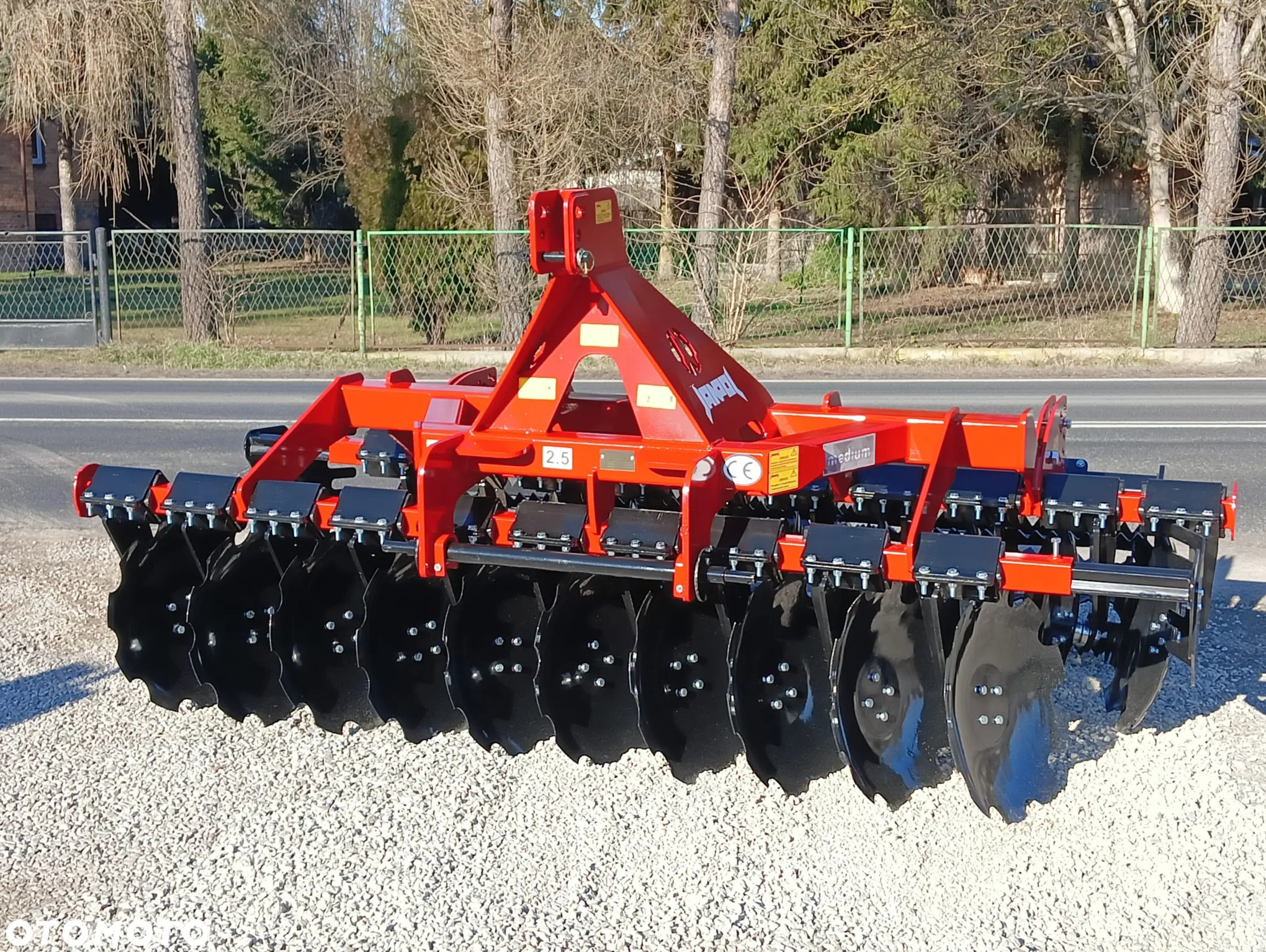 Brona talerzowa 1,6-3m TALERZÓWKA bez hydropaku/talerz 560/packer/daszek JANPOL od ręki TRANSPORT - 2