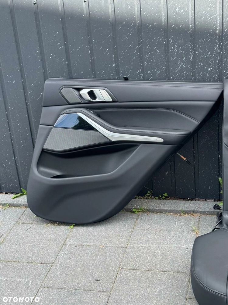 FOTELE TAPICERKA BMW X5 G05 INDIVIDUAL SKÓRA PEŁNA CZARNA MASAŻ GRZANE KOMFORT - 10