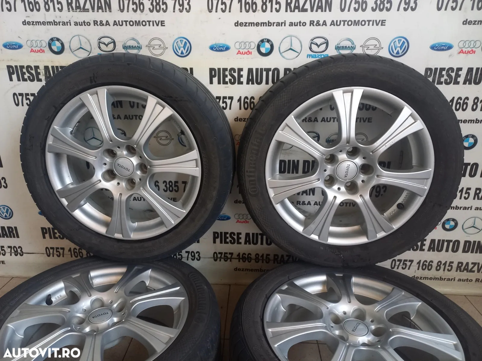 Set Jante Aluminiu R17 Toyota Avensis Corolla Corolla Verso Etc. 5x114.3 Hyundai Tucson Kia Etc. 225/50R17 - 3