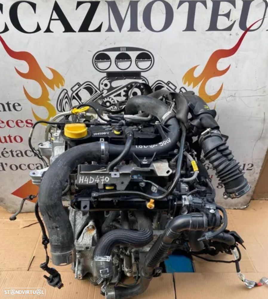 Motor Renault Clio V / Nissan Micra 1.0 TCe 90cv H4D470 com garantia - 2