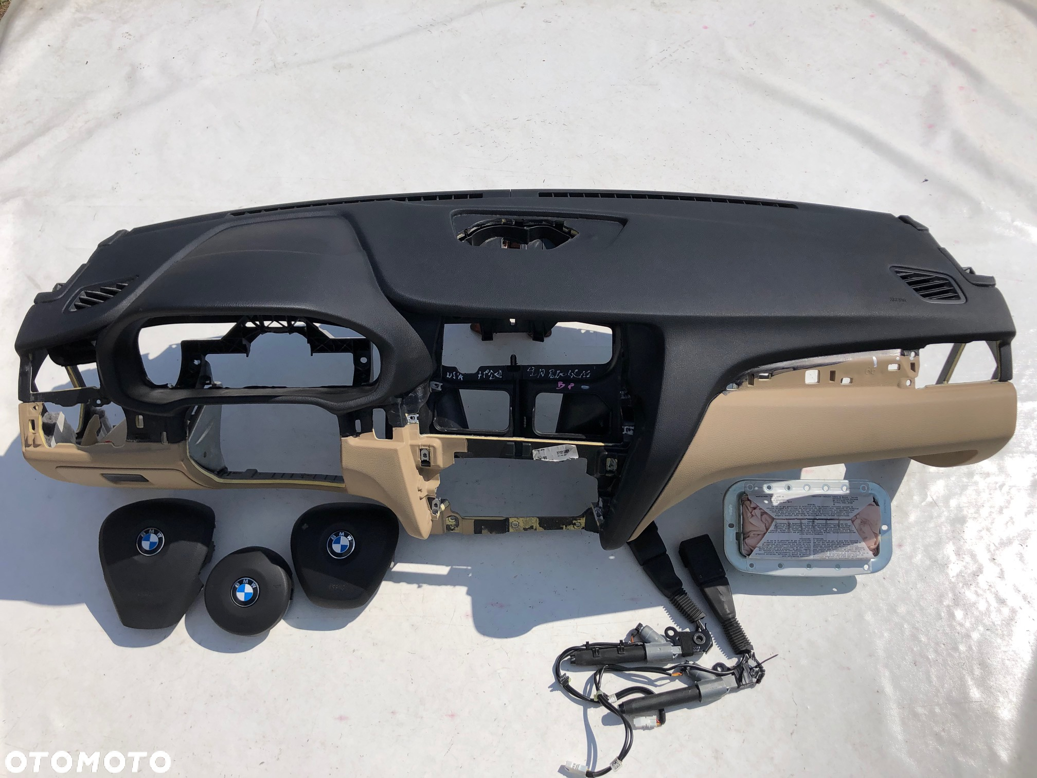 BMW X3 F25 X4 F26 DESKA KONSOLA KOKPIT PULPIT PÓLKA PARPAET AIRBAG KURTYNA naprawa regeneracja NA WYMIANE OD RĘKI NA MAGAZYNIE Raz2 !!! - 9