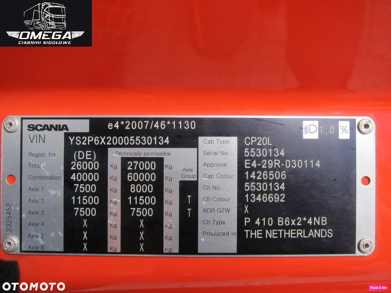 Scania P 410  6X2 Chłodnia Paka 7,4 M / Oś skrętna / WINDA - 5