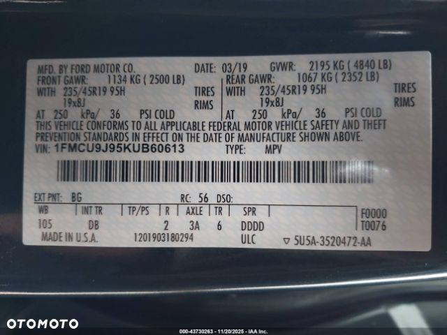 Ford Escape 2.0 EcoBoost AWD Titanium - 18